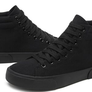Classic Black High-Top Sneakers